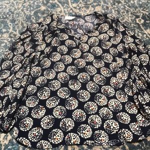Anthropologie Maeve Size 2 Printed Blouse